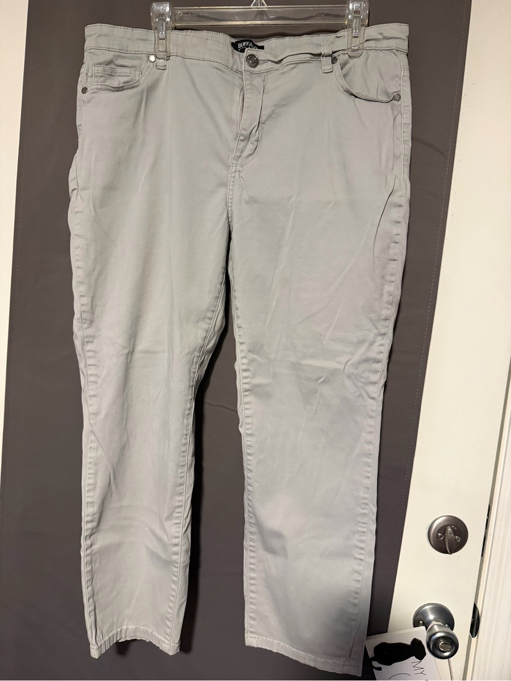 Buffalo David Bitton Light Gray Pants